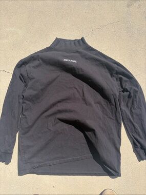 Black Moditec Long Sleeve t shirt with top neck